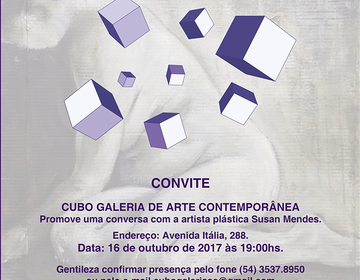 Cubo Galeria de Arte promove conversa