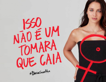 Blusa sem alça