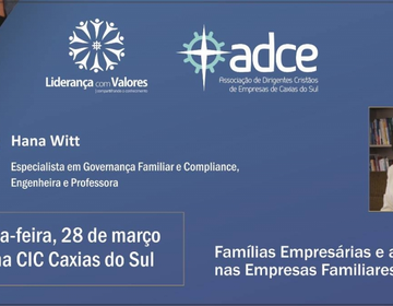 Famílias empresárias será tema do evento