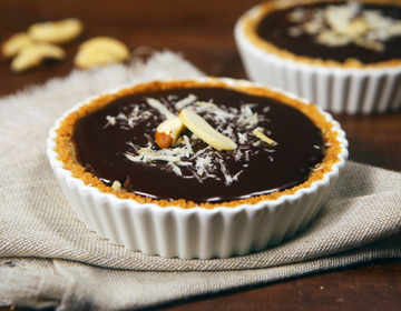 Torta de Caramelo Salgado e Chocolate